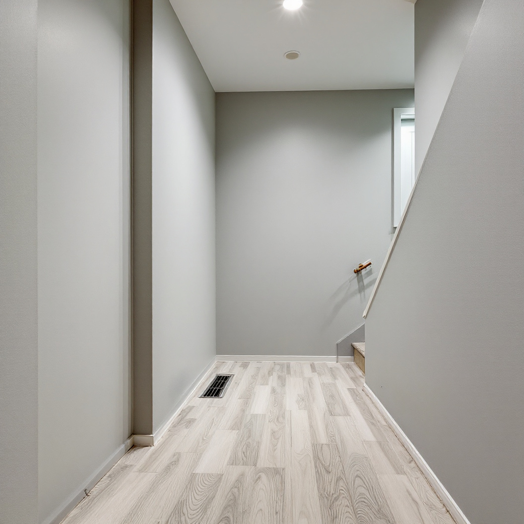 A dry, sealed and freshly finished basement