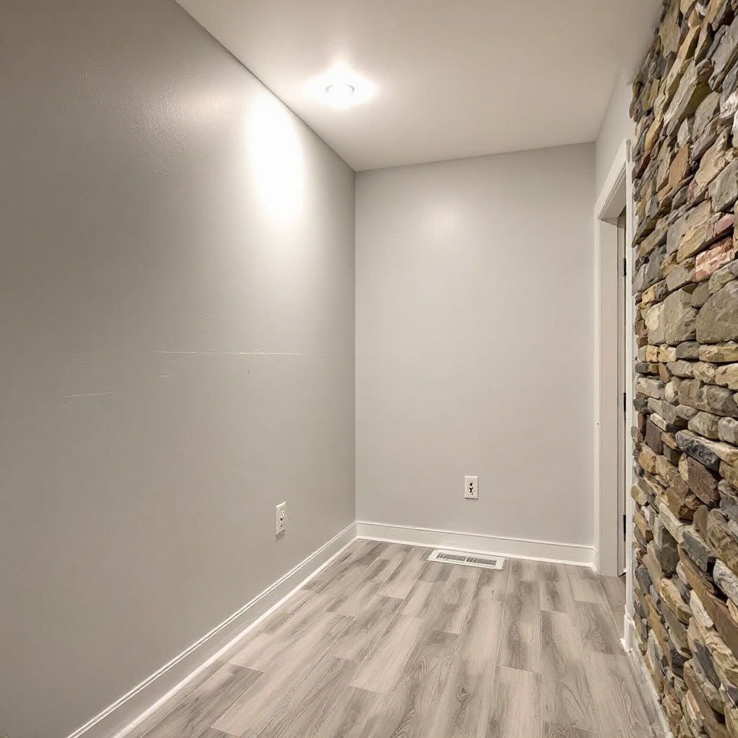 A dry, sealed and freshly finished basement